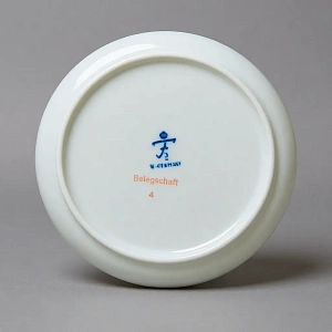 Небольшая Фарфоровая тарелочка «Породы собак. Пудель», Furstenberg Германия.