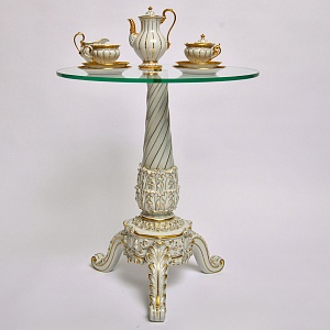  РЕДКОСТЬ!!! Фарфоровый Кофейный Столик PLAUE Von Schierholz, Германия - 1967 год.