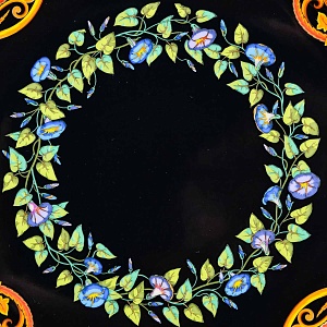 Коллекционная Тарелка - Блюдо «Золотой плющ» Фарфор, VERSACE, Rosenthal Германия -1997 год. 