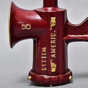 Старинная Ручная Механическая Мясорубка «SYSTEM AMERIC», США первая половина ХХ века.