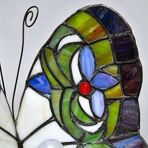 Электрическая Лампа - Светильник - Ночник «Бабочка Тиффани» Ар-Нуво, США конец ХХ века.. 