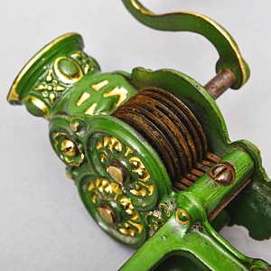 Редкость! Старинная Антикварная Чугунная Ручная Лапшерезка, Италия начало ХХ века.