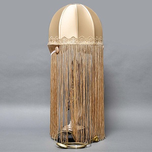 Настольная Электрическая Лампа - Светильник «Дама с Павлином», FLORENCE Италия -1987 год.