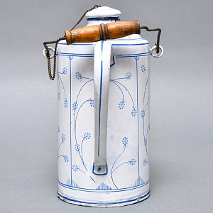 Антикварный Эмалированный Бидон - Канистра для Бензина на 2 литра. Германия 1914 год.