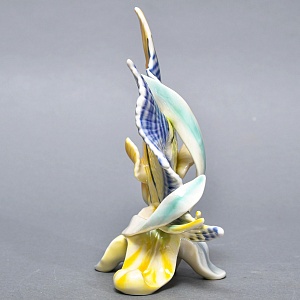 Коллекционная Фарфоровая статуэтка «Аквариумная рыбка. Скалярия», GOEBEL Германия, 1950 - 1955 годы. 