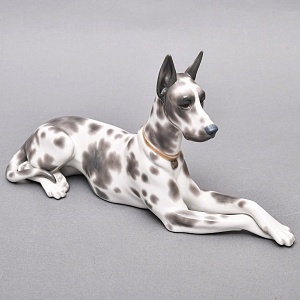 Коллекционная Фарфоровая статуэтка «Собака. Немецкий Дог», Lladro Испания.