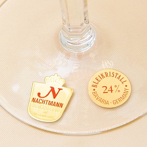 Набор Бокалы + Рюмки из Цветного Хрусталя «МЕРИЛИН», NACHTMANN Германия, 60 -е годы ХХ века.