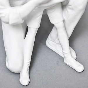 Редкая!!! Коллекционная Фарфоровая Статуэтка «Отец и Сын», Kaiser, Германия -1979 год.