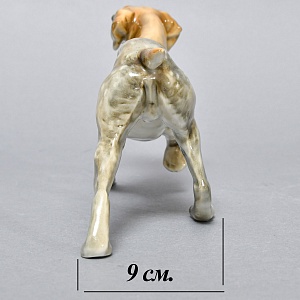 Коллекционная Фарфоровая статуэтка «Собака ПОЙНТЕР», Hutschenreuther Германия, середина ХХ века.