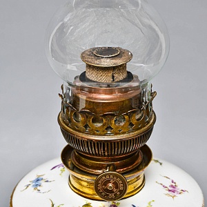 Старинная Керосиновая Фарфоровая Лампа MATADOR Ludwigsburg Германия, начало ХХ века.