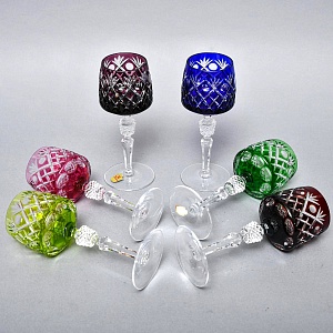 Набор Бокалы для вина 6 -ть штук серия «BRISTOL» Хрусталь, NACHTMANN Германия, 70 -е годы ХХ века.