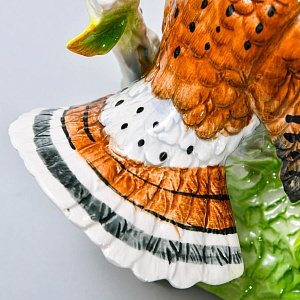 Фарфоровая Статуэтка «Птица - Рябчик», Германия вторая половина ХХ века.