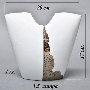 Декоративный комплект - Две Фарфоровые Вазы из коллекции TASCA, Rosenthal Германия, 80-е годы.