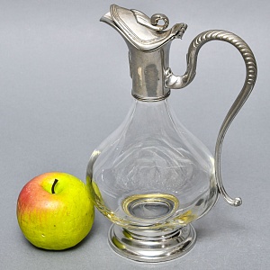 Роскошный Хрустальный Кувшин - Графин - Декантер, Франция середина ХХ века.