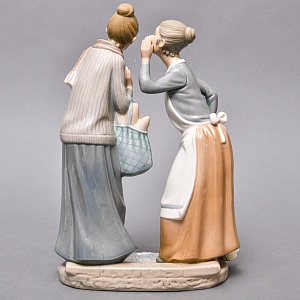  Коллекционная Фарфоровая статуэтка «Сплетницы», Lladro / Лядро Испания, 1978 - 1985 годы.