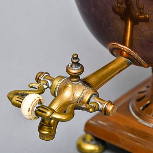 Редкость! Старинный Медный Угольный Самовар на 2,5 л. Германия, начало XX века.