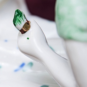 Редкая! Коллекционная Авторская Фарфоровая статуэтка «На Этюдах», ДФЗ - Дулево, СССР 50 гг. 