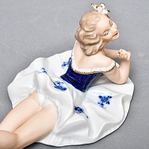 Коллекционная Фарфоровая статуэтка «Танцовщица - балерина», WALLENDORF Германия. 