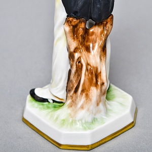 Редкая! Коллекционная Фарфоровая статуэтка «Маркшейдер - Горный Инженер», Unterweissbach Германия. 