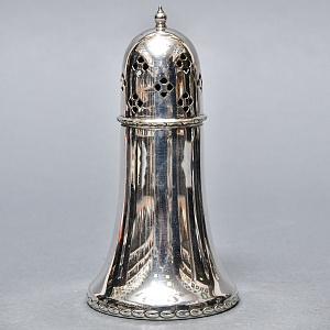 Винтажная Металлическая Баночка - Емкость для сахарной пудры, Sheffield, Англия 50 гг.