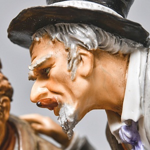 Коллекционная Фарфоровая статуэтка «Уличные Музыканты», SITZENDORF Германия. 