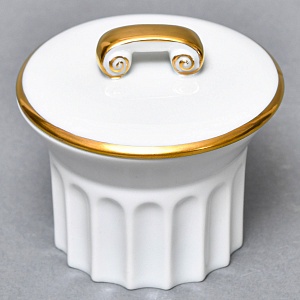  Фарфоровый Кофейный сервиз тет-а-тет «Греческие колонны» 8 предметов, Furstenberg Германия.