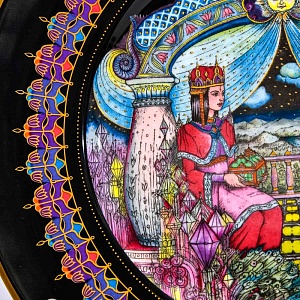 Коллекционная Тарелка «Каменный цветок» из серии «РУССКИЕ СКАЗКИ», Heinrich Villeroy&Boch Германия, 80-е годы ХХ века.