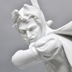  Редкая! Большая Фарфоровая статуэтка «МЕФИСТОФЕЛЬ», Scheibe-Alsbach Германия. 