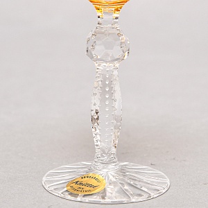 Редкость! Хрустальные Рюмки 4-е штуки серия «FLIRT», Knittel FAKIRIS Германия, 60 -е годы ХХ века.