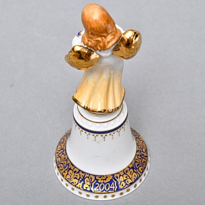 Коллекционный Фарфоровый Колокольчик «Рождественский Ангел», Hutschenreuter Германия - 2004 год.