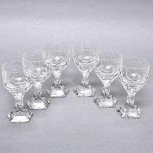 Редкость! Хрустальные Бокалы - Фужеры для Вина серия «Mercury», BACCARAT, Франция, 80 -гг. 