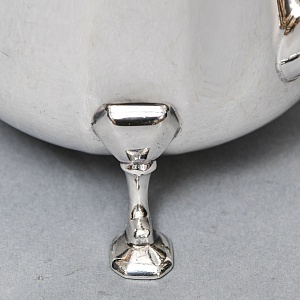 Винтажный Металлический Кофейник - Чайник на ножках 1 л. Silverplate, Англия - середина ХХ века.