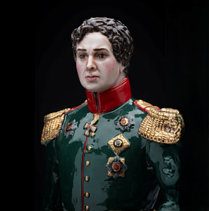 Коллекционная Авторская Статуэтка «Генералы Отечественной Войны 1812 года - Горчаков А.И.», фарфор, Россия. 