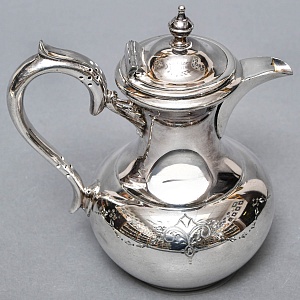 Металлический Кофейник - Чайник на 800 мл. Silverplate, SHEFFIELD Англия.