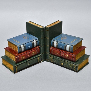 Букенды - Держатели - Ограничители - Подставка для книг «Антикварные книги», Германия, 60-е гг. 