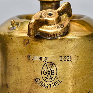 Винтажная Латунная Бензиновая Горелка - Паяльная Лампа, BARTHEL Германия -50 гг. 