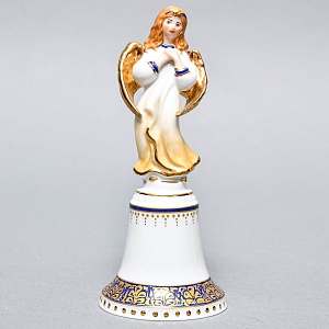 Коллекционный Фарфоровый Колокольчик «Рождественский Ангел», Hutschenreuter Германия - 2004 год.