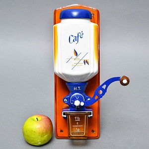 Редкая! Фарфоровая Настенная Ручная Механическая Кофемолка Hard Trep, Голландия.