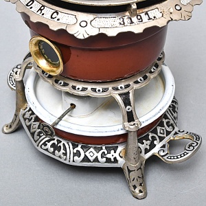 Редкость! Старинная Керосиновая Горелка - Плитка - Керогаз с Чайником, GEORG HALLER Германия -30 гг.