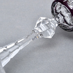 Антикварный Хрустальный Бокал для вина, Knittel FAKIRIS, Германия, конец 30-х гг.