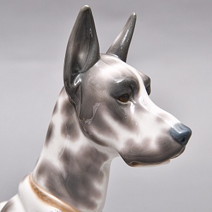 Коллекционная Фарфоровая статуэтка «Собака. Немецкий Дог», Lladro Испания.