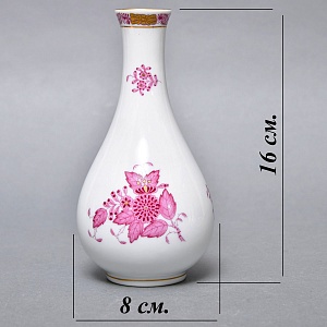 Миниатюрные Фарфоровые Вазочки - Триптих «APPONYI PURPUR», HEREND Венгрия.