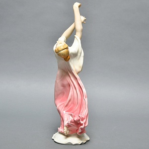 Редкость!!! Большая Фарфоровая Статуэтка «Айседора Дункан», Карл Энс / Karl Ens,  Германия, 30-е гг.