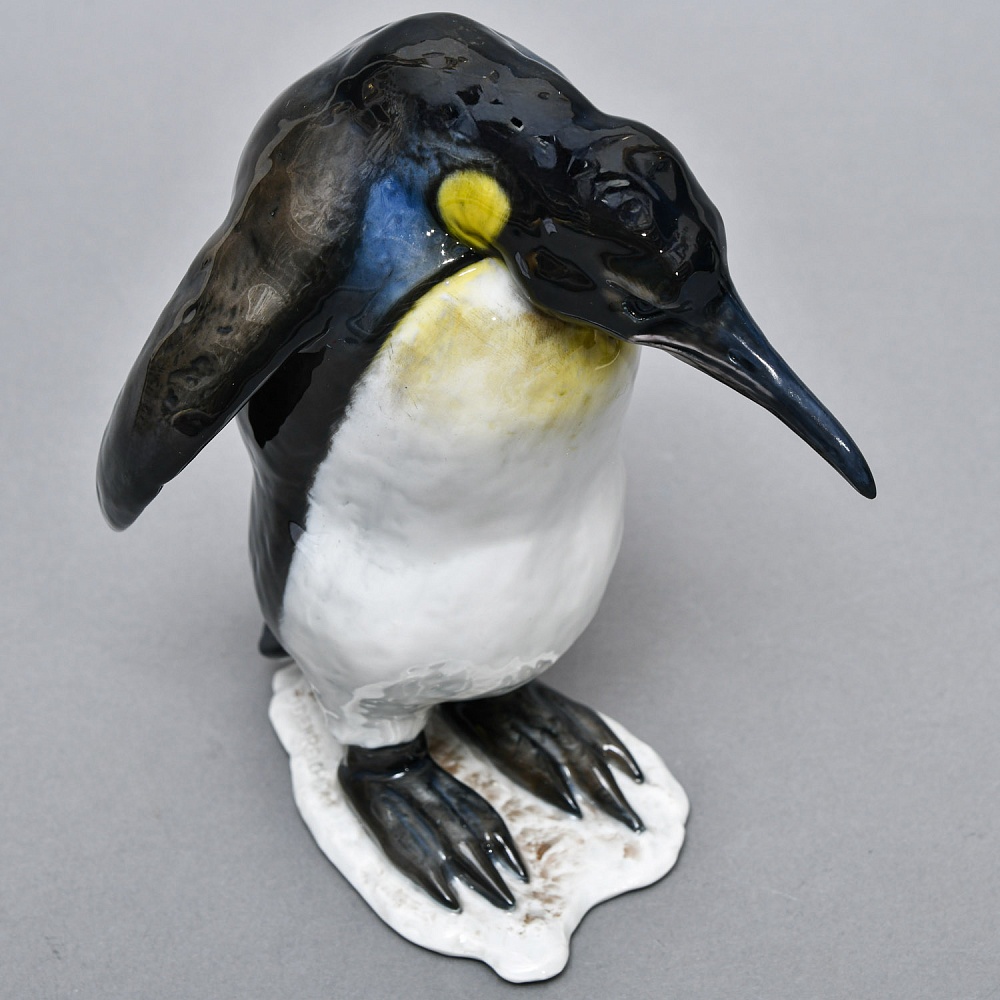 Авторские Парные Фарфоровые статуэтки «Королевские Пингвины», Rosenthal Германия - 1939 год.  