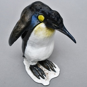 Авторские Парные Фарфоровые статуэтки «Королевские Пингвины», Rosenthal Германия - 1939 год.  