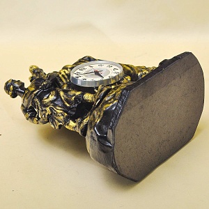 Чугунные Механические Настольные часы «Каменный Цветок», ЧЧЗ - МОЛНИЯ СССР-1967 год. 