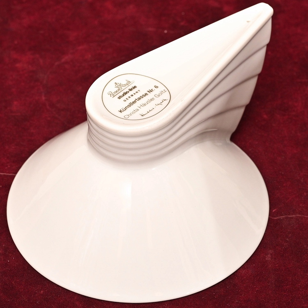 Коллекционная Авторская Чайная Пара модель nr. 6, Фарфор Rosenthal, Германия.