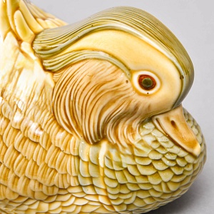 Коллекционная Фарфоровая статуэтка «Птица -Утка Мандаринка», Lladro Испания, 1970 - 1975 года.
