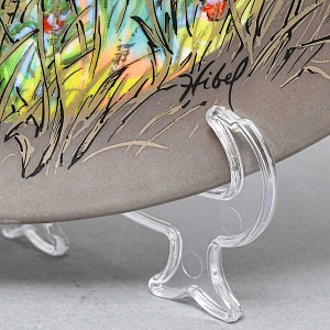 Авторская Фарфоровая тарелка - блюдо «Мистер Обата» Silver, Rosenthal Германия, 1974 - 1982 год. 