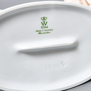 Коллекционная Фарфоровая статуэтка «Путти с козленком»,  WALLENDORF Германия, середина ХХ века.